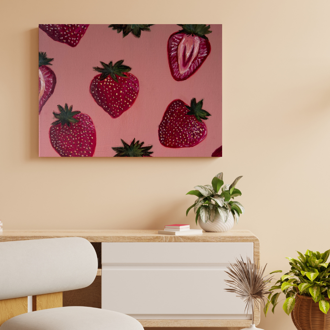 'Strawberries & Cream' - PRINT