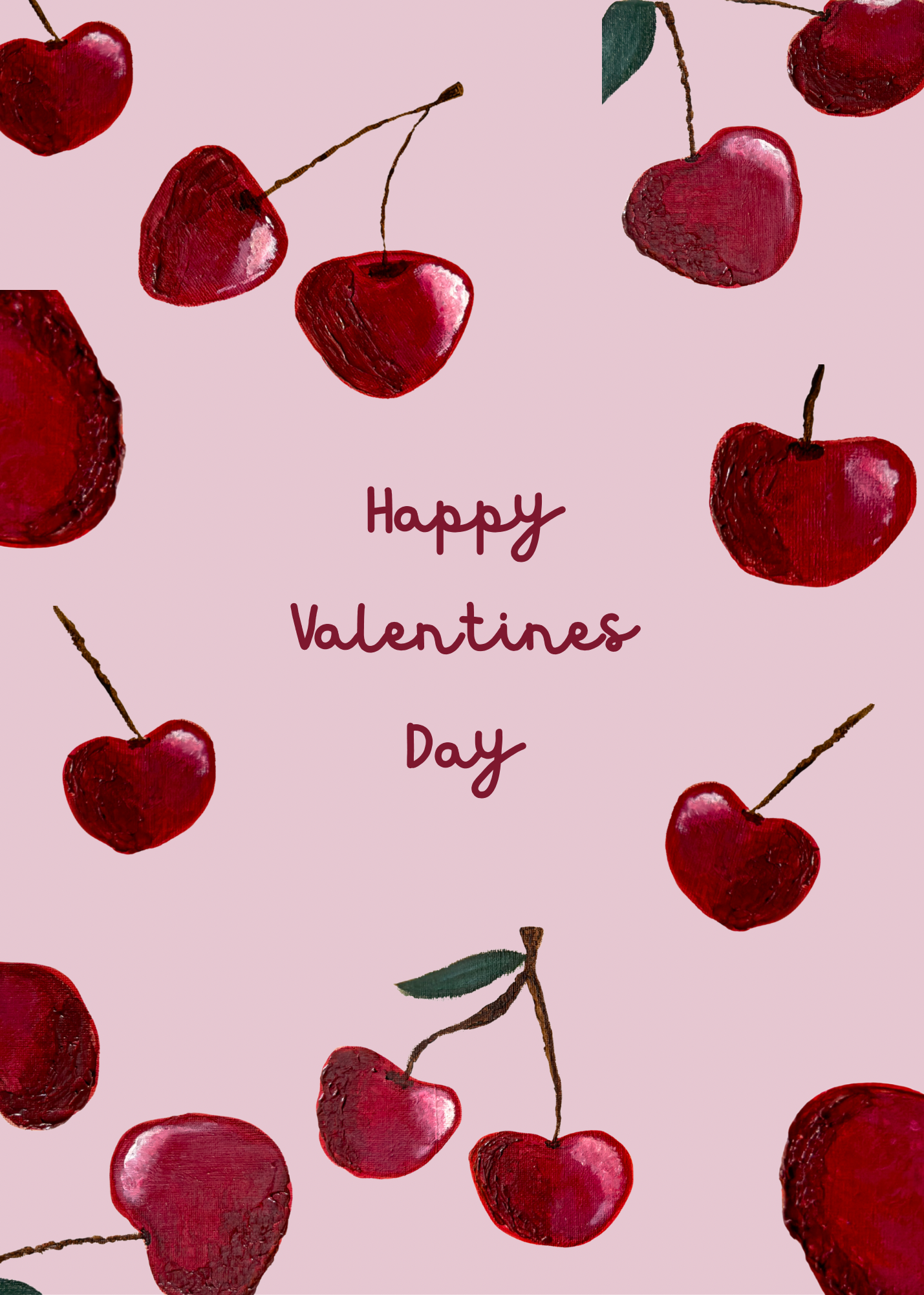 'Let's Get Fruity': Valentines Day Card