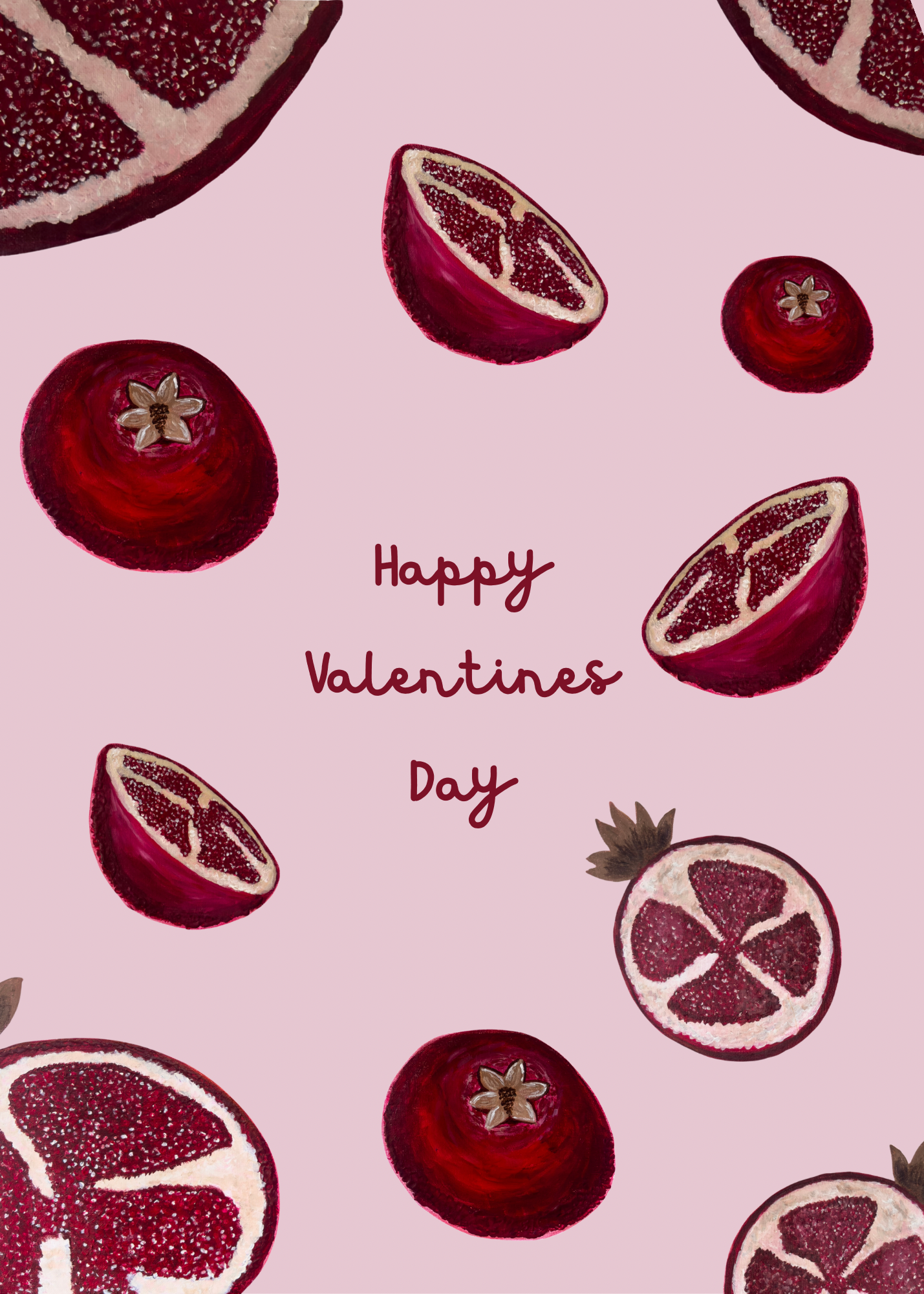 'Let's Get Fruity': Valentines Day Card