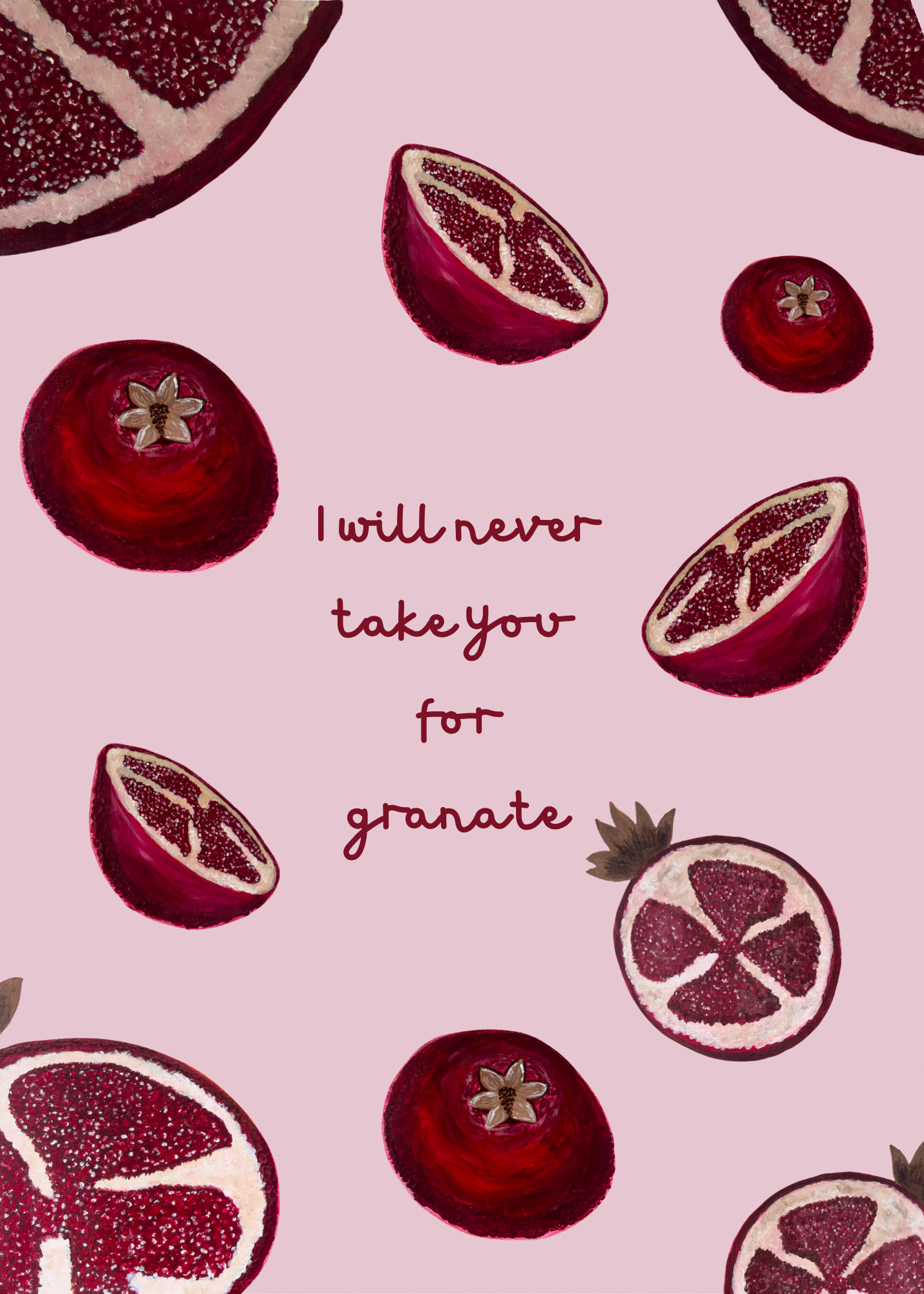 'Let's Get Fruity': Valentines Day Card