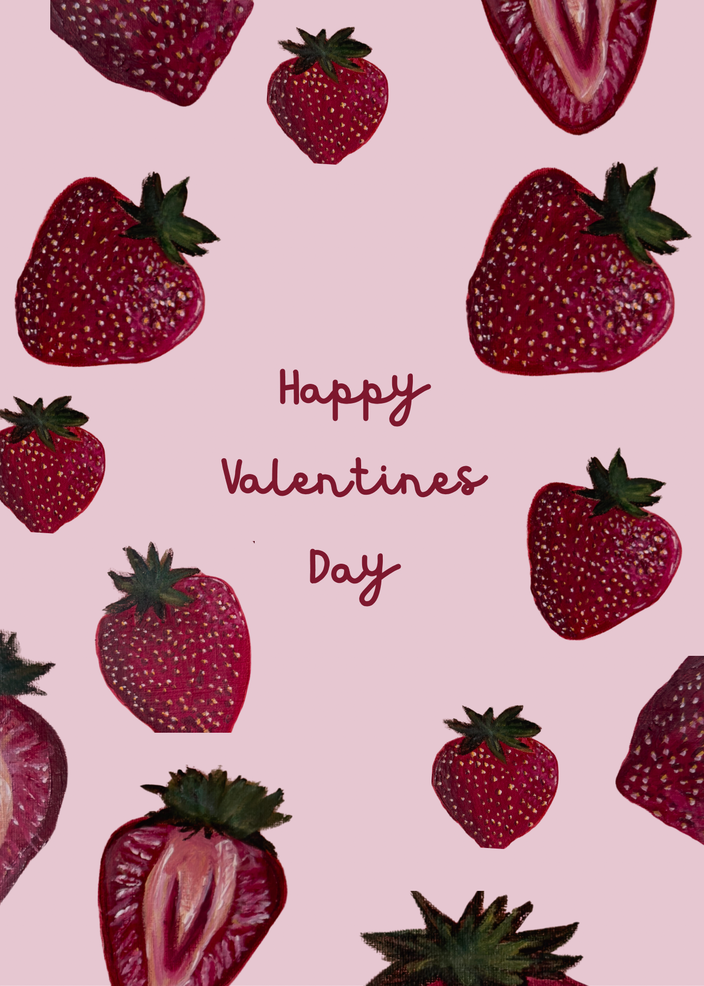 'Let's Get Fruity': Valentines Day Card