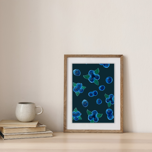 'Midnight Berries' - PRINT