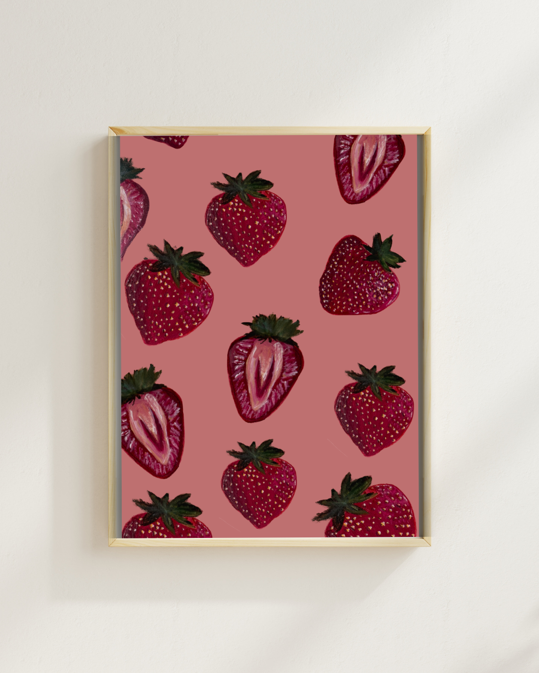 'Strawberries & Cream' - PRINT