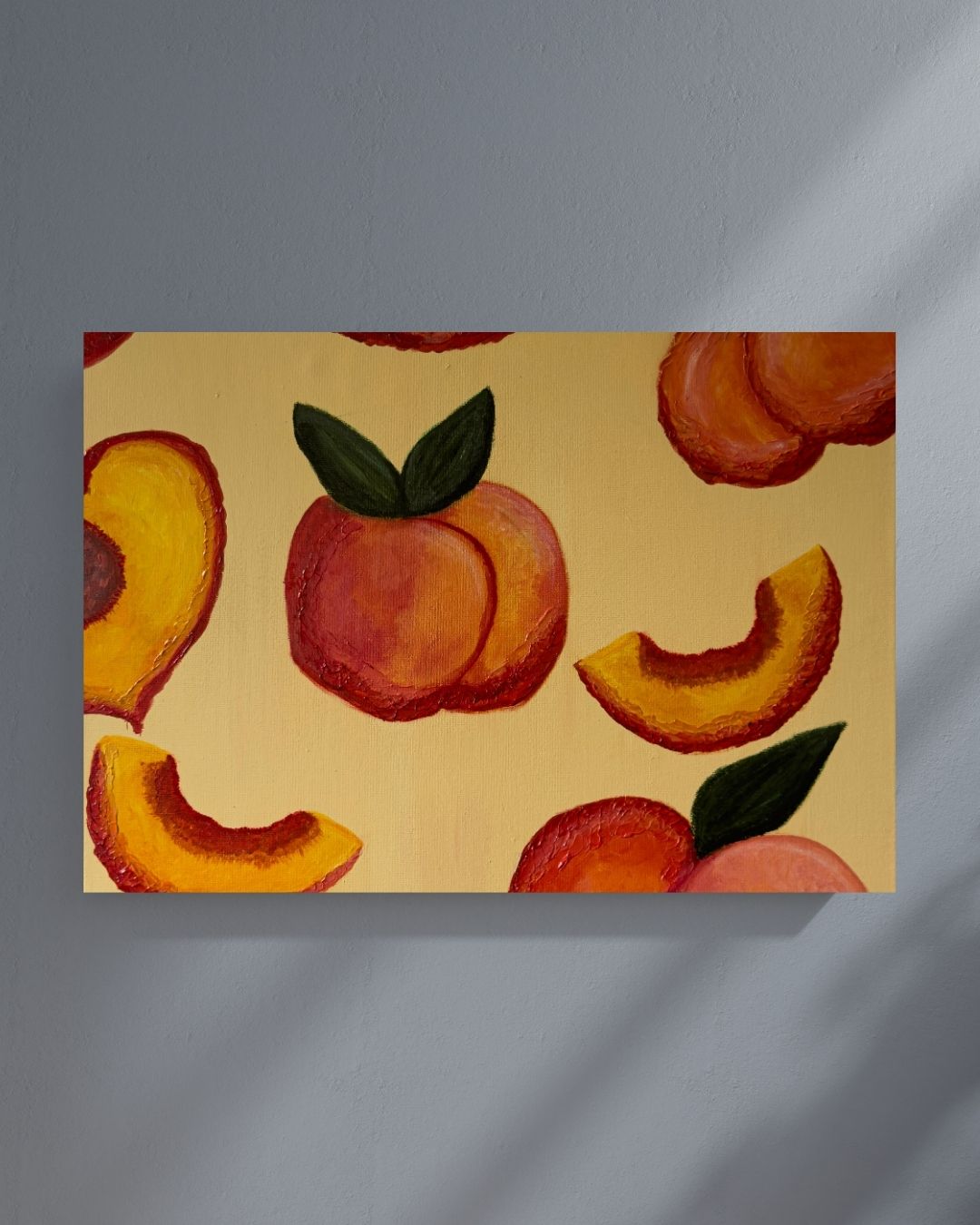'Feelin' Peachy': Original Canvas